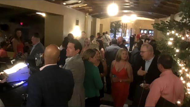 rowd gathers for Day by Day movie premiere